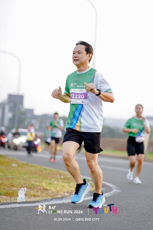 Race photo from BAF LIONS RUN 2024