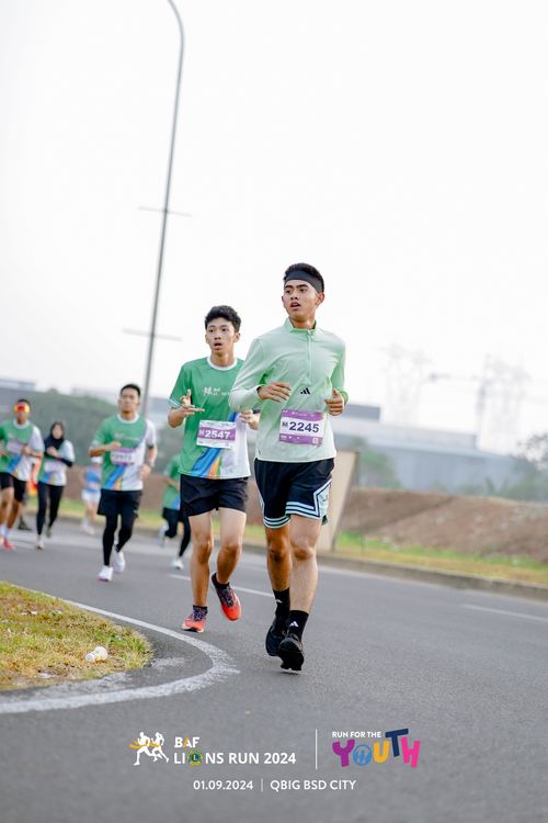 Race photo from BAF LIONS RUN 2024