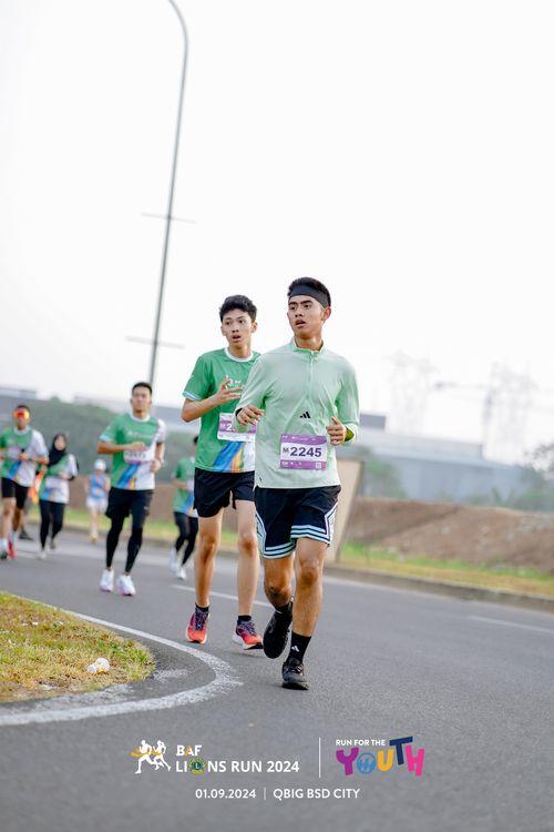 Race photo from BAF LIONS RUN 2024