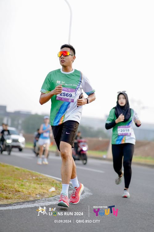 Race photo from BAF LIONS RUN 2024