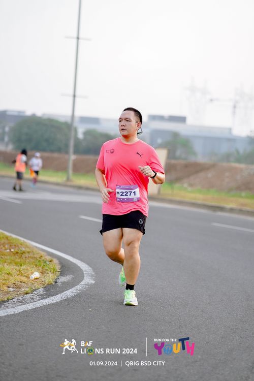 Race photo from BAF LIONS RUN 2024