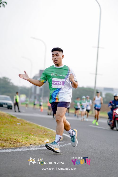 Race photo from BAF LIONS RUN 2024
