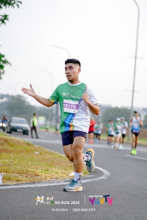 Race photo from BAF LIONS RUN 2024