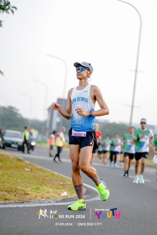 Race photo from BAF LIONS RUN 2024