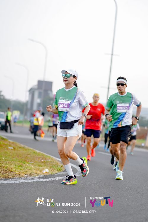 Race photo from BAF LIONS RUN 2024