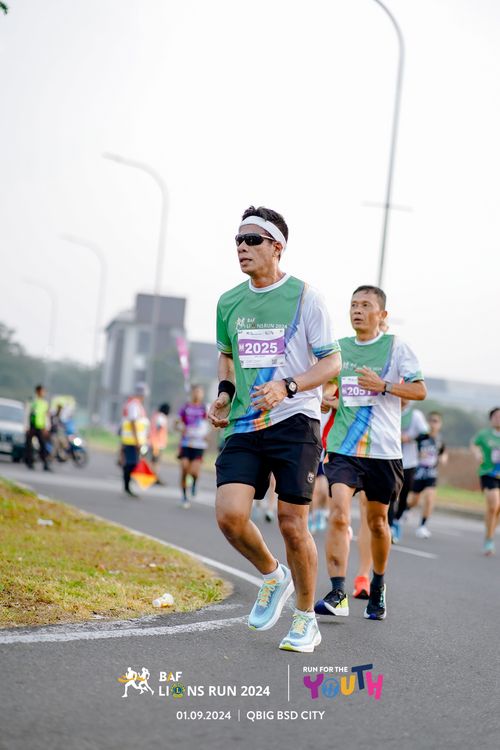 Race photo from BAF LIONS RUN 2024
