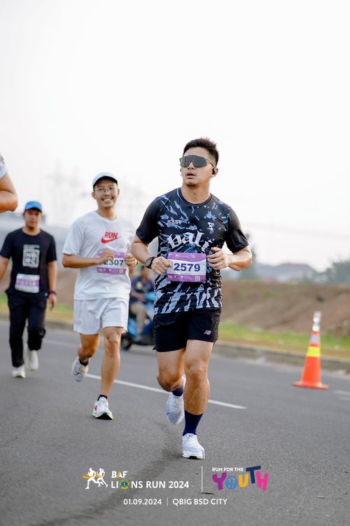 Race photo from BAF LIONS RUN 2024