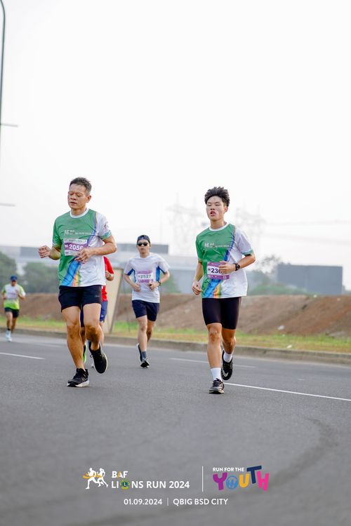 Race photo from BAF LIONS RUN 2024