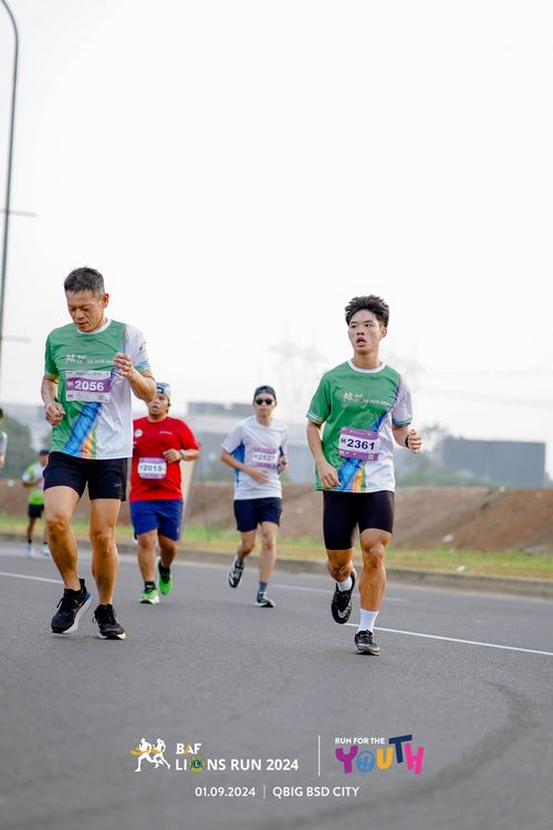 Race photo from BAF LIONS RUN 2024