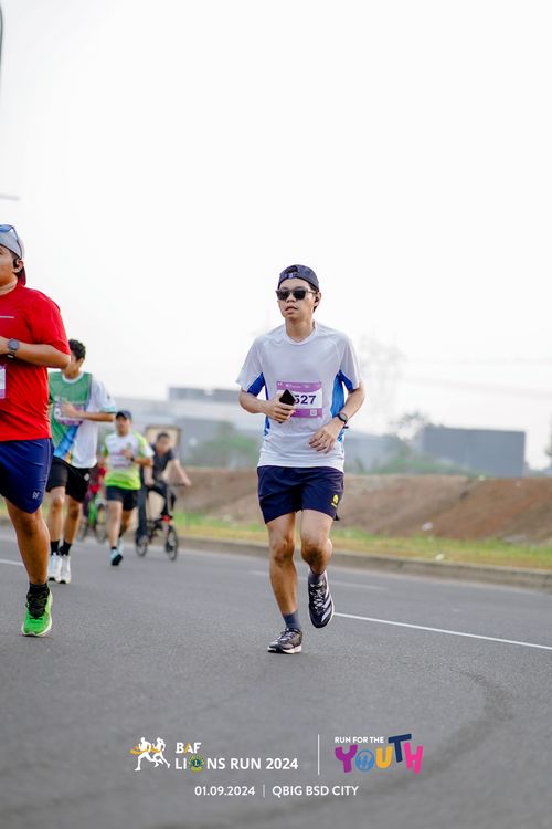 Race photo from BAF LIONS RUN 2024