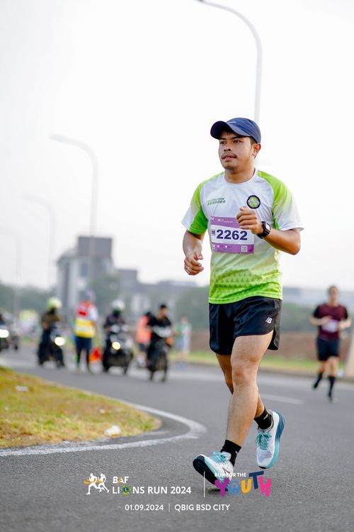 Race photo from BAF LIONS RUN 2024