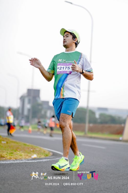 Race photo from BAF LIONS RUN 2024