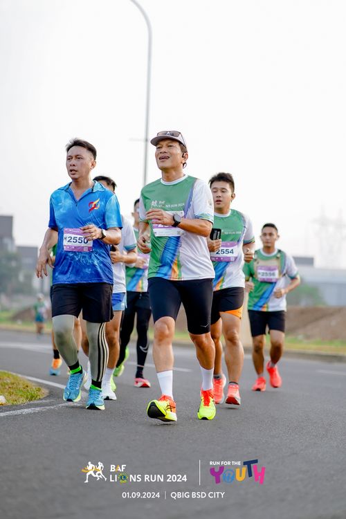 Race photo from BAF LIONS RUN 2024