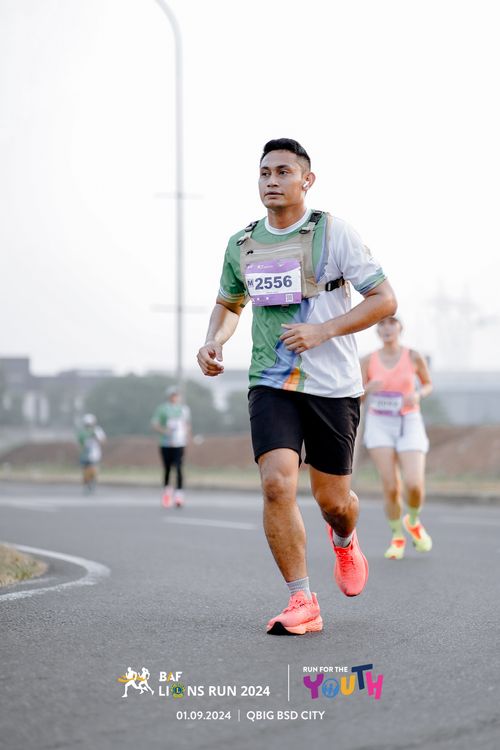 Race photo from BAF LIONS RUN 2024