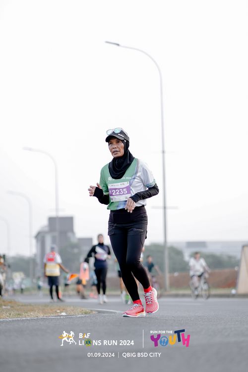 Race photo from BAF LIONS RUN 2024