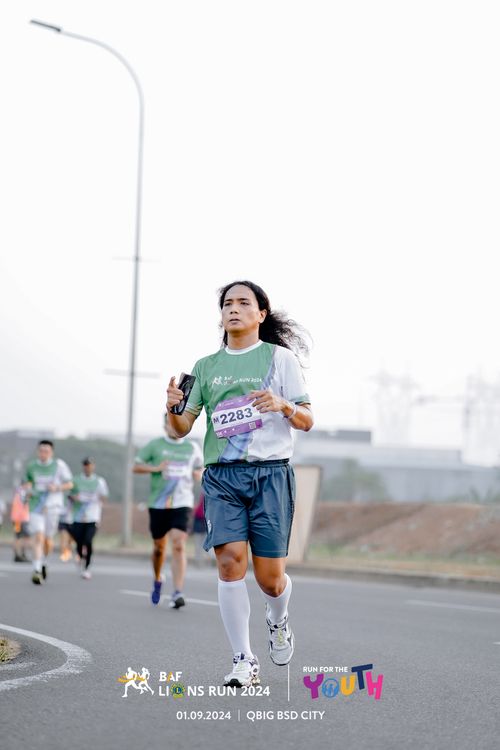 Race photo from BAF LIONS RUN 2024