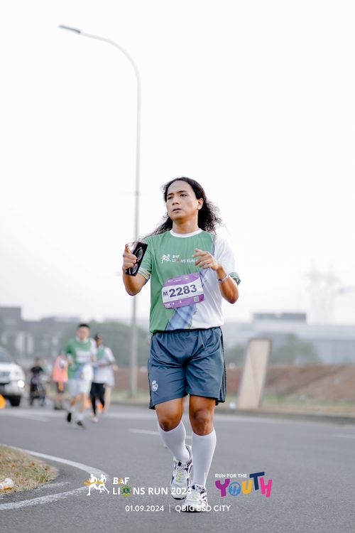 Race photo from BAF LIONS RUN 2024