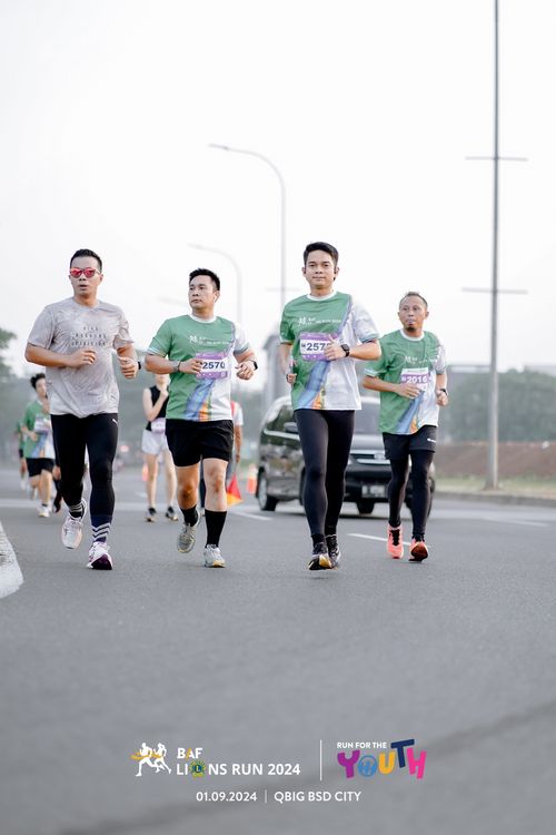 Race photo from BAF LIONS RUN 2024