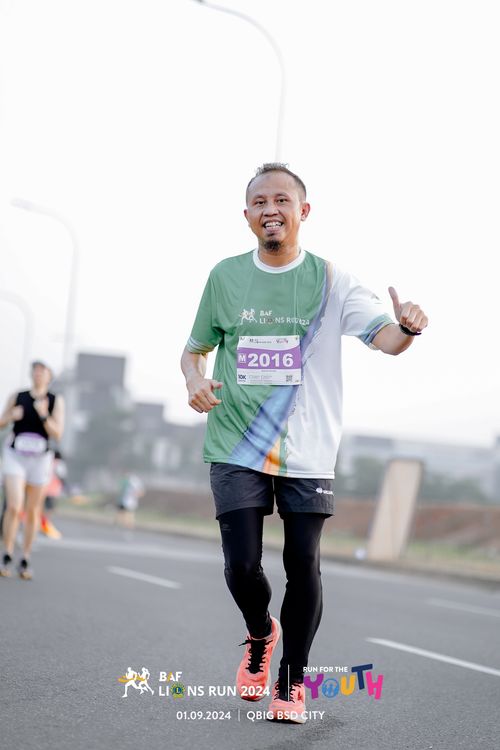 Race photo from BAF LIONS RUN 2024