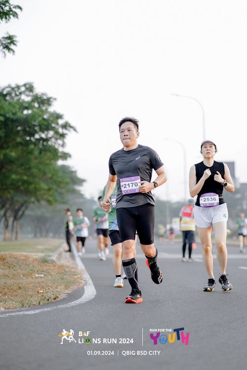 Race photo from BAF LIONS RUN 2024