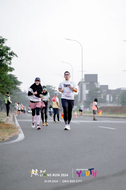 Race photo from BAF LIONS RUN 2024