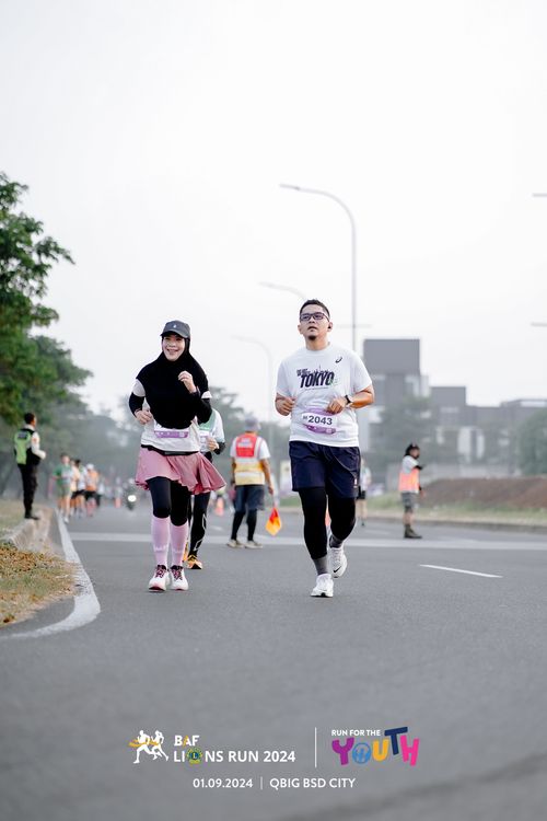 Race photo from BAF LIONS RUN 2024