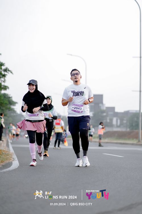 Race photo from BAF LIONS RUN 2024