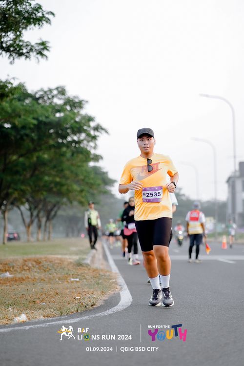Race photo from BAF LIONS RUN 2024