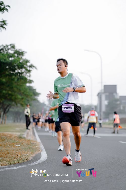 Race photo from BAF LIONS RUN 2024