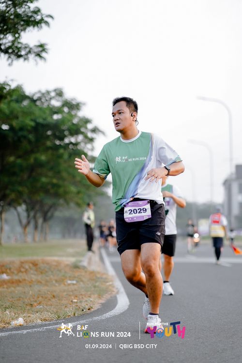Race photo from BAF LIONS RUN 2024