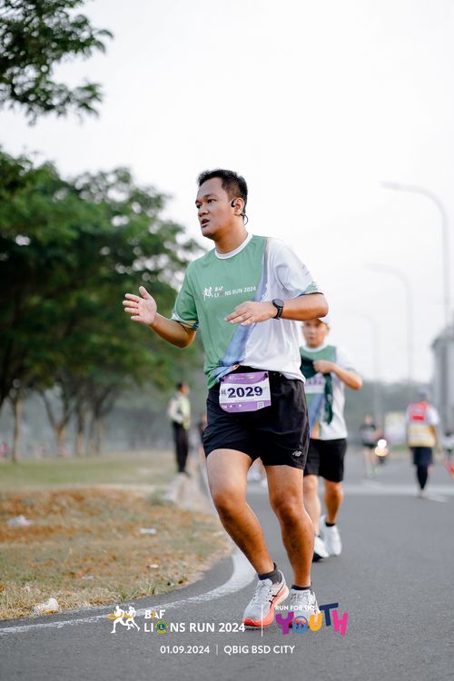 Race photo from BAF LIONS RUN 2024