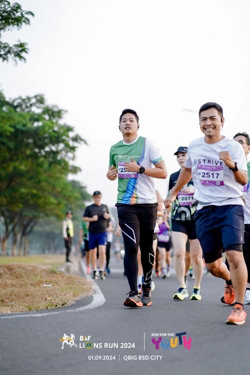 Race photo from BAF LIONS RUN 2024