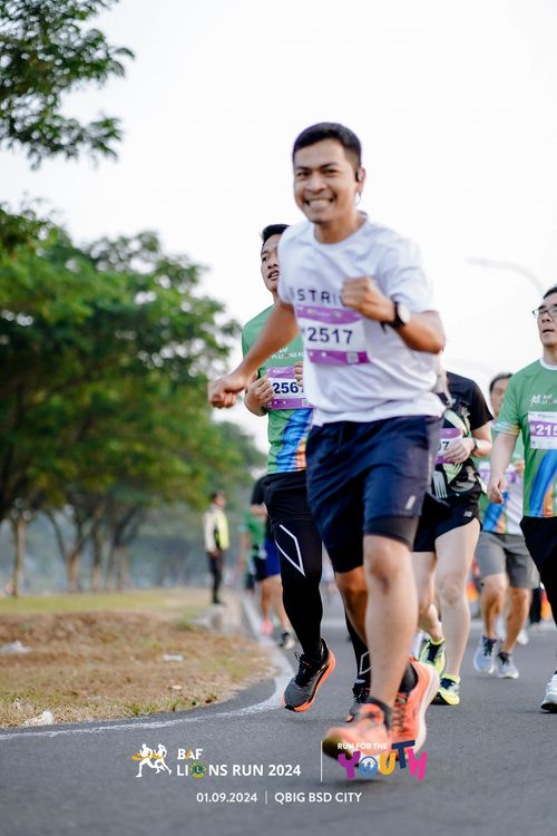 Race photo from BAF LIONS RUN 2024