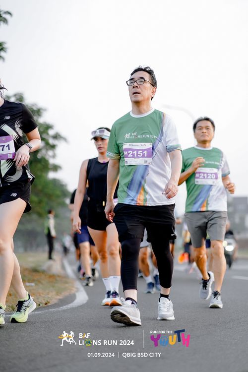 Race photo from BAF LIONS RUN 2024