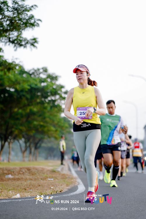 Race photo from BAF LIONS RUN 2024