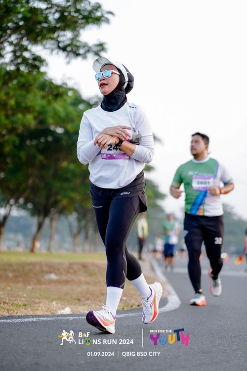 Race photo from BAF LIONS RUN 2024