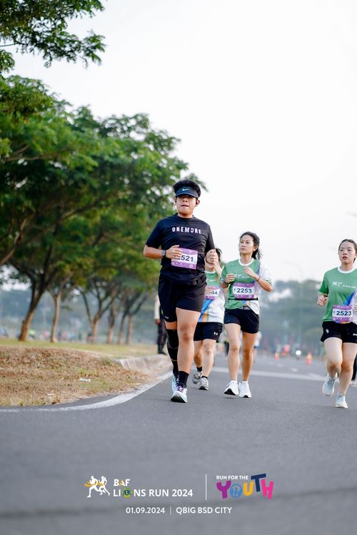 Race photo from BAF LIONS RUN 2024