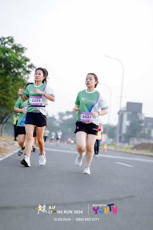 Race photo from BAF LIONS RUN 2024
