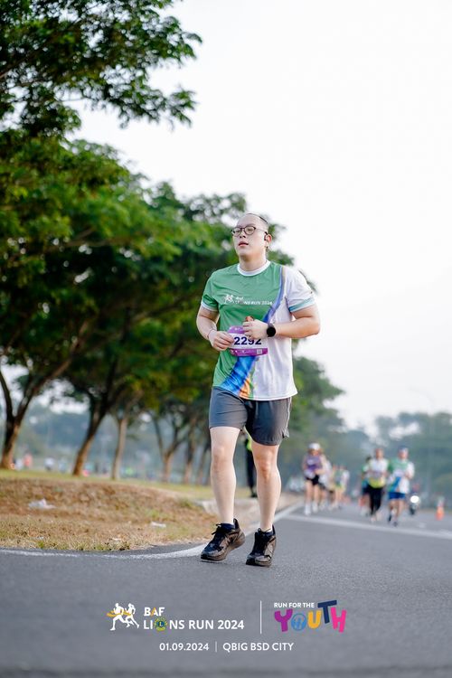 Race photo from BAF LIONS RUN 2024