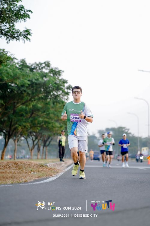 Race photo from BAF LIONS RUN 2024