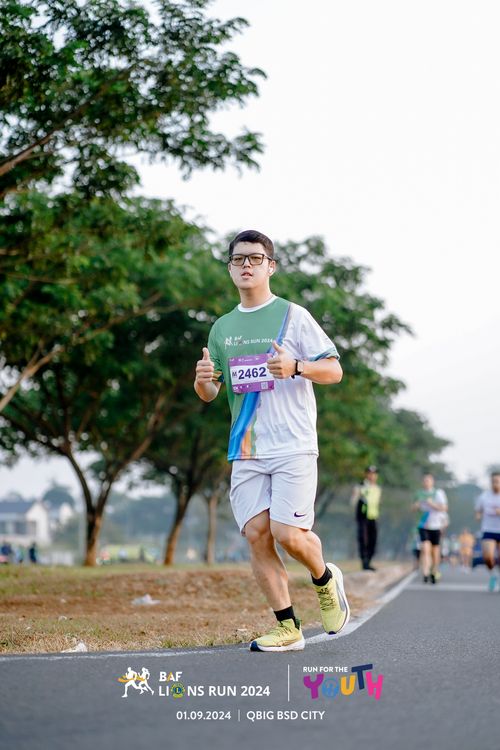 Race photo from BAF LIONS RUN 2024