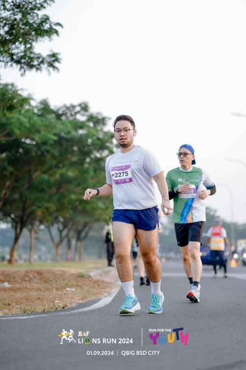 Race photo from BAF LIONS RUN 2024