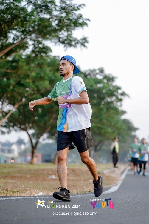 Race photo from BAF LIONS RUN 2024