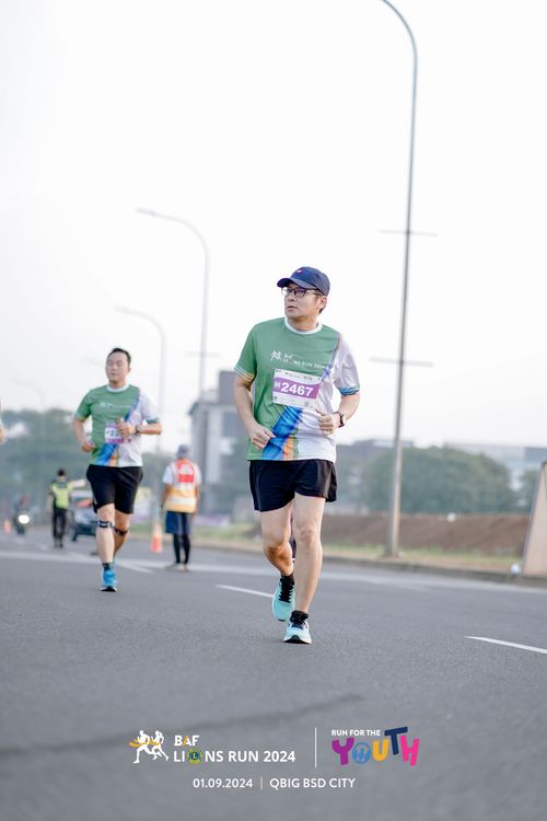 Race photo from BAF LIONS RUN 2024