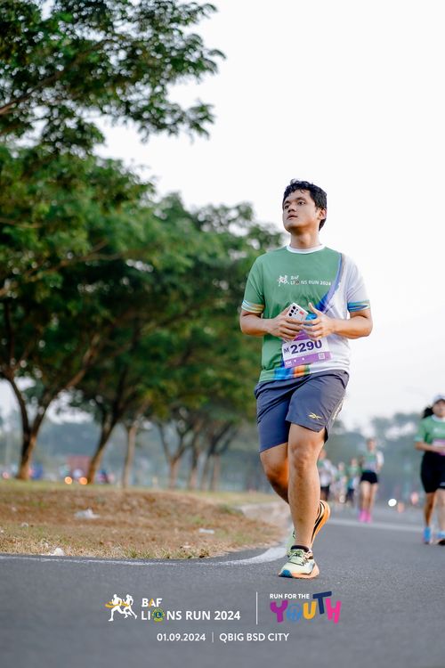 Race photo from BAF LIONS RUN 2024