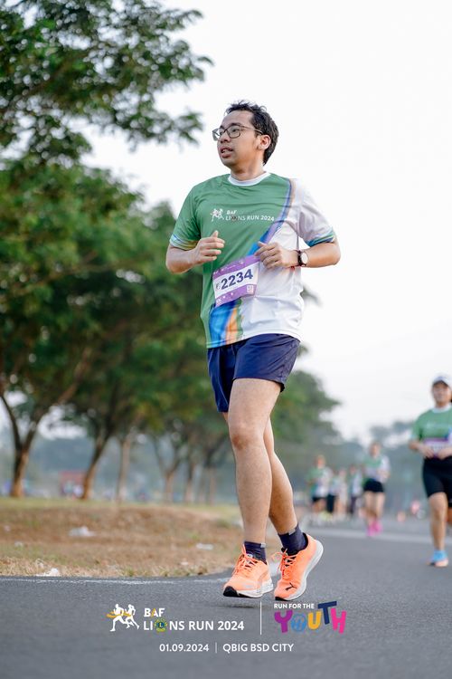 Race photo from BAF LIONS RUN 2024