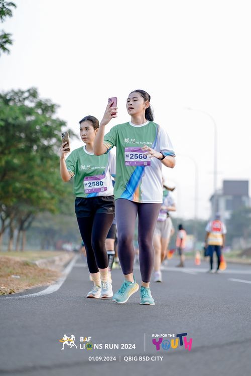 Race photo from BAF LIONS RUN 2024