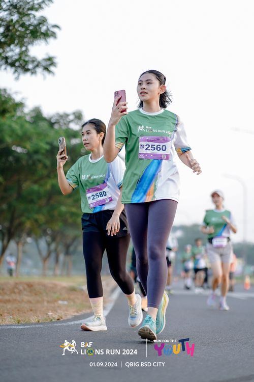 Race photo from BAF LIONS RUN 2024