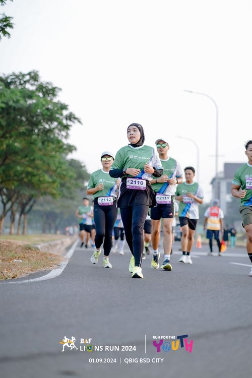 Race photo from BAF LIONS RUN 2024