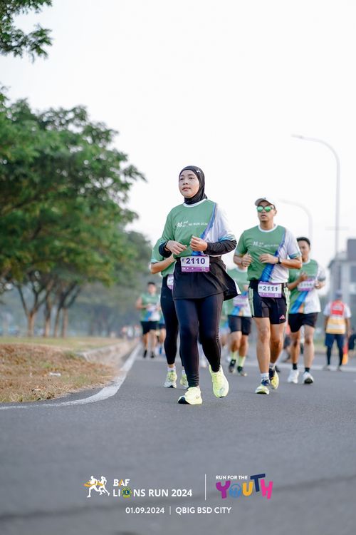 Race photo from BAF LIONS RUN 2024